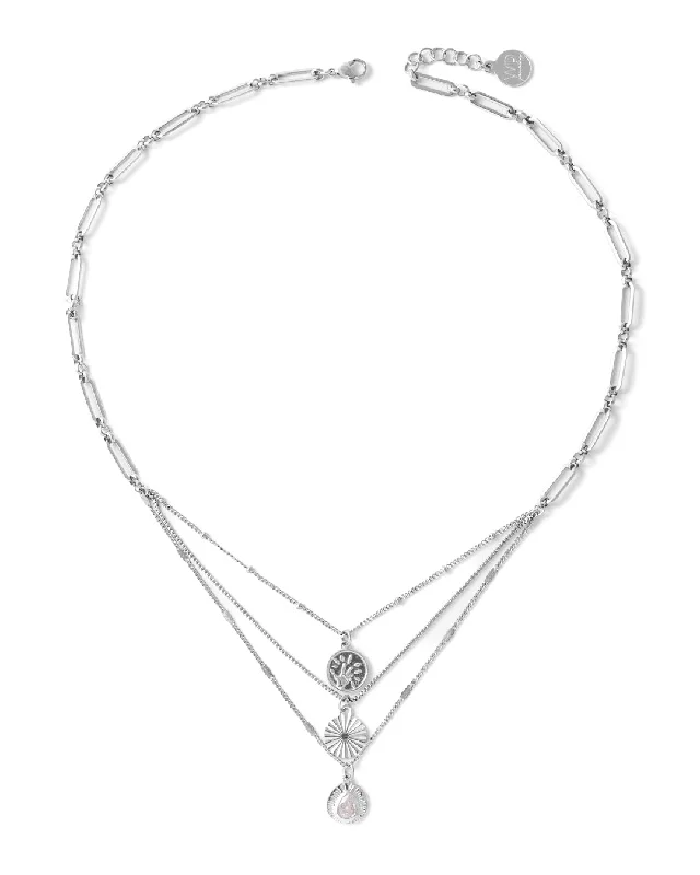 Groove Silver Necklace