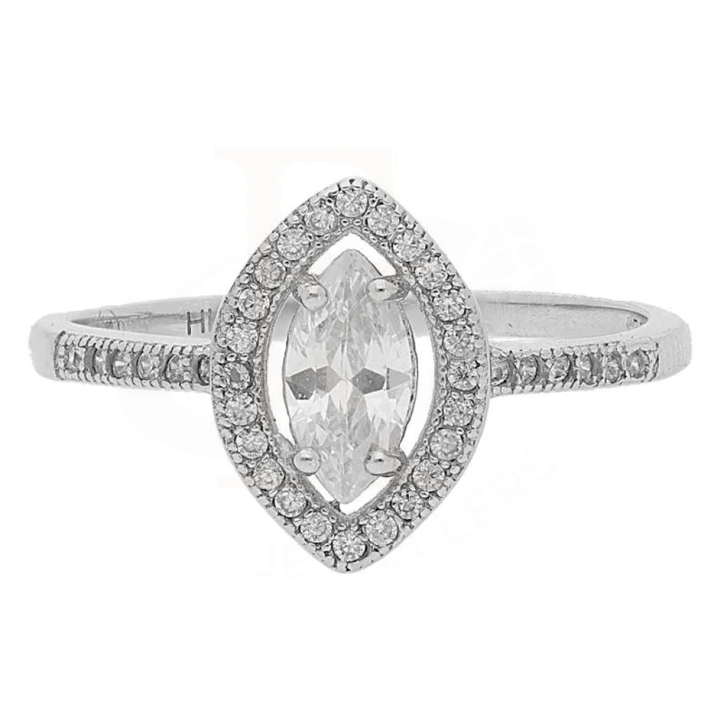 Sterling Silver 925 Solitaire Ring - FKJRN1796