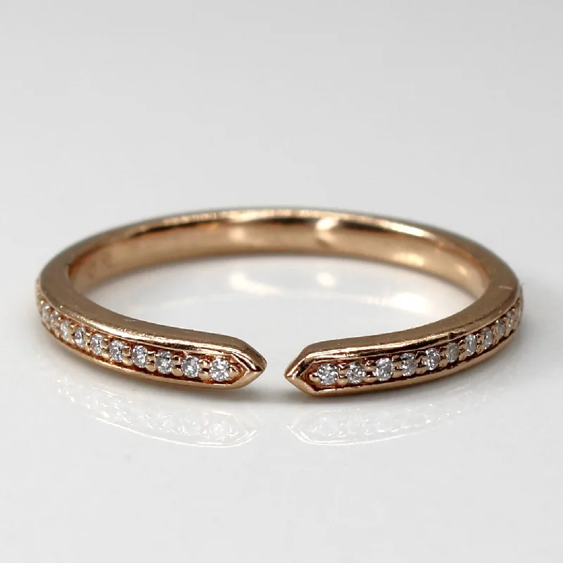 Diamond Semi Eternity Ring | 0.12ctw | SZ 6.5 |