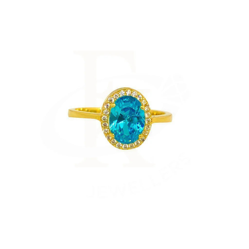 Gold Solitaire Ring 18KT - FKJRN2014