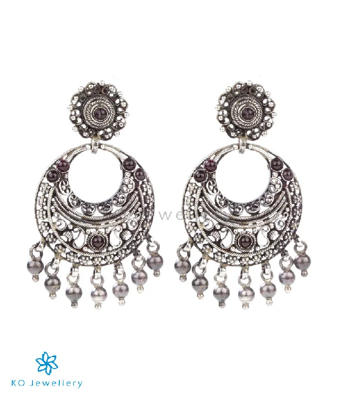 The Silver Chand Bali Earrings(Oxidised)