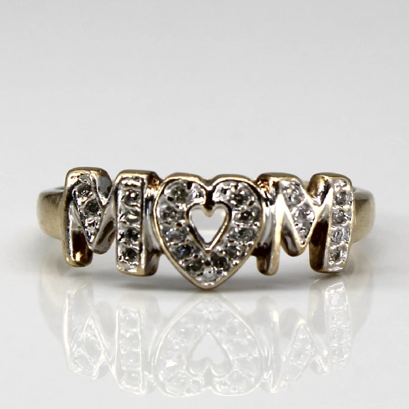 Diamond Mom Ring | 0.10ctw | SZ 7 |