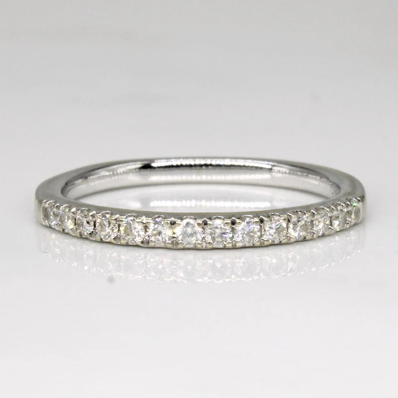 Diamond Half Eternity 14k Ring | 0.21ctw | SZ 6.75 |