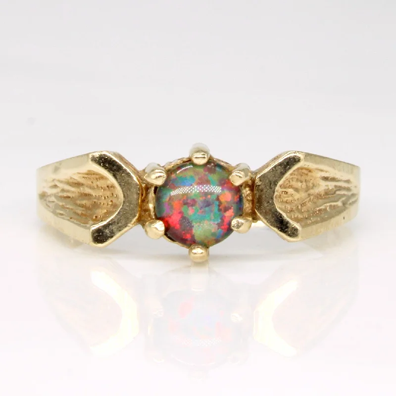 10k Yellow Gold Opal Ring | 1.36ct | SZ 6.5 |