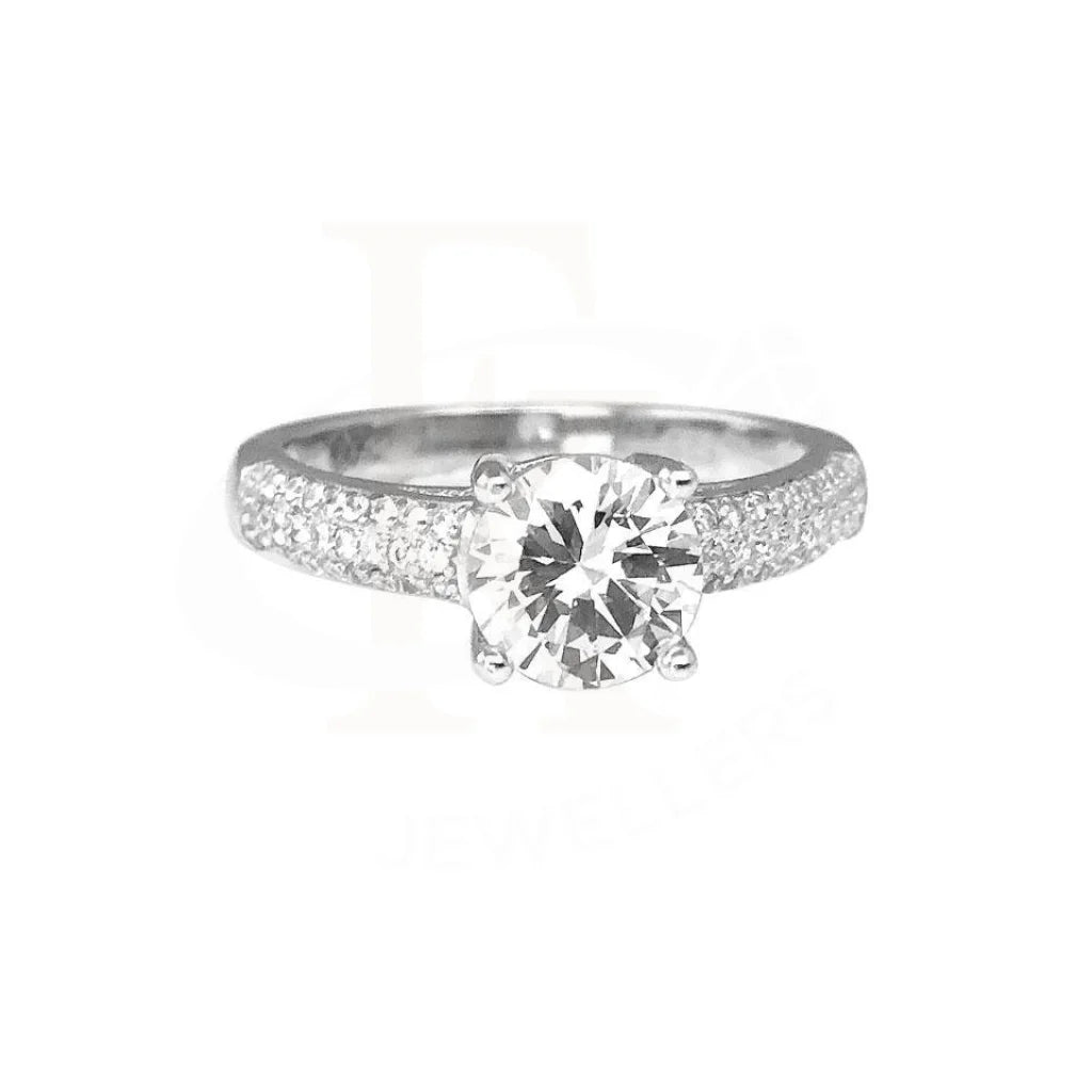 Sterling Silver 925 Solitaire Ring - FKJRN1792