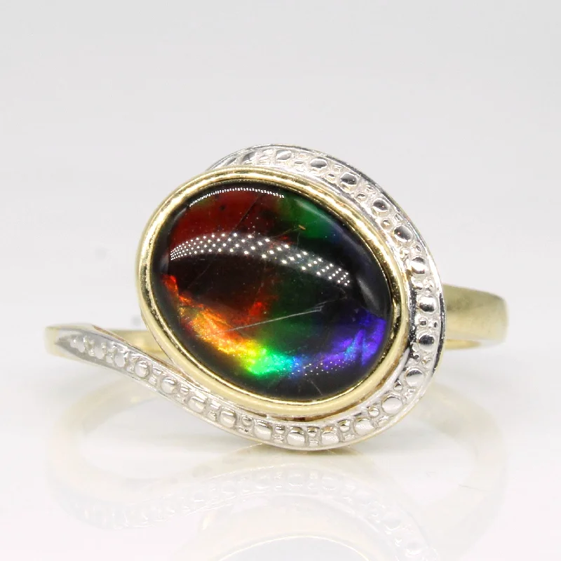 Ammolite Cocktail Ring | 2.00ct | SZ 6 |